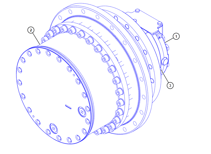 E349D2 行走总成 E349D2 行走总成
