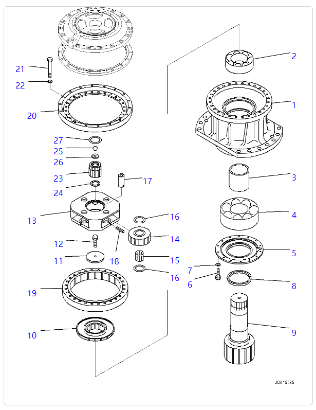 PC2000-8 回转牙箱(2) PC2000-8 回转牙箱(2)