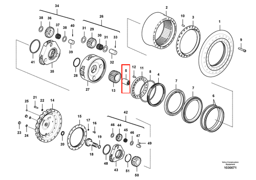 临工500 行走花键套 500 行走花键套
