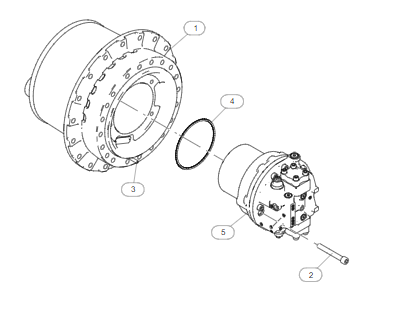 E325 E330 E330GC 行走总成