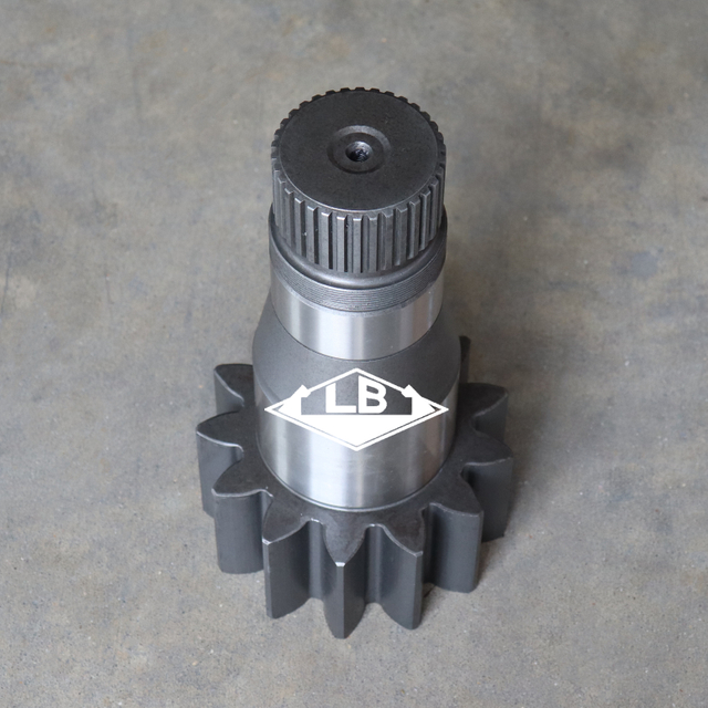 R210-9 R220-9 Eje de swing 39Q6-12120 39Q6-12121 Engranaje de piñón de oscilación para Hyundai Excavator
