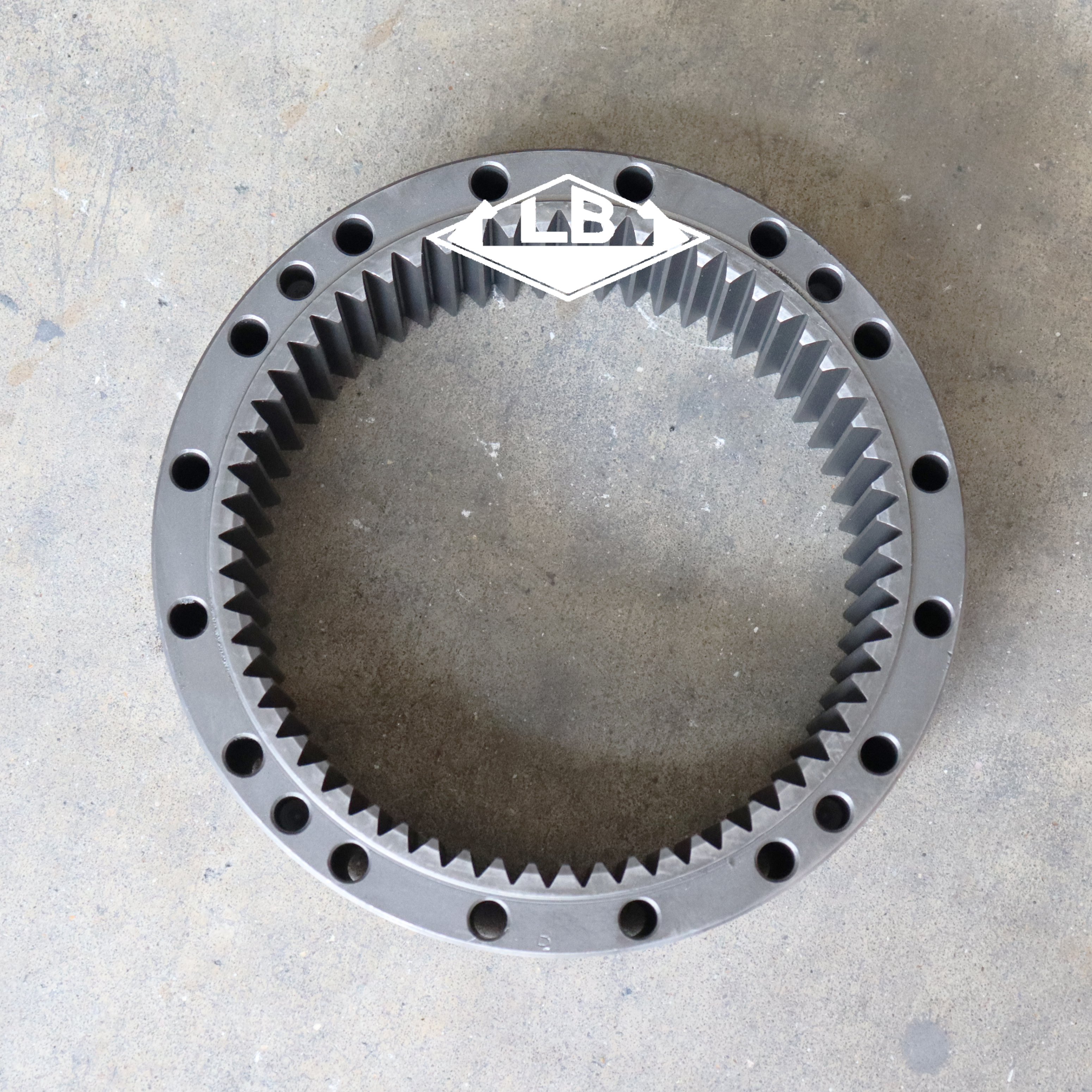 CX210 CX220 Ring Swing Ring Gear KRC0151 LC00221 Piezas de la caja de cambios para excavador de casos