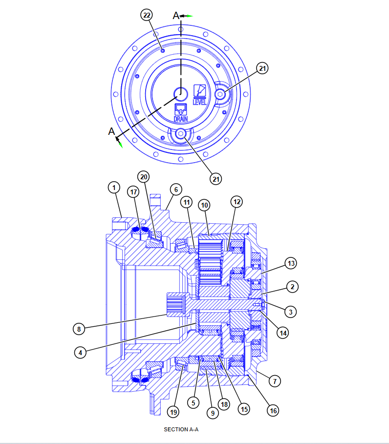 E326GC 行走牙箱