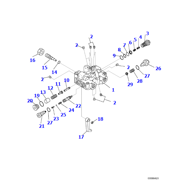 WB93,WB97液压泵（3）