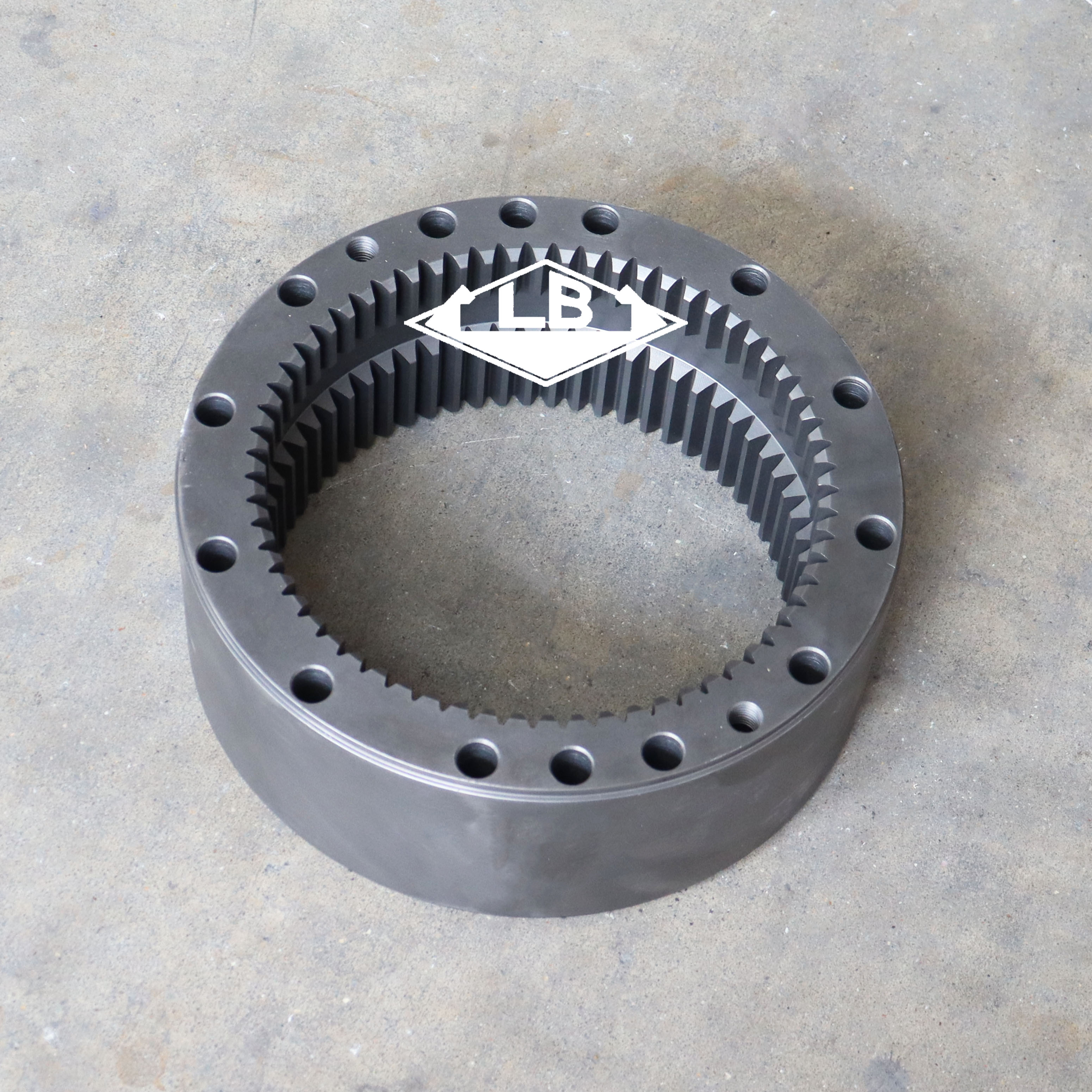 R200 R210-7 engranaje de anillo de swing XKAQ-00779 XKAQ-00073 Piezas de sapre de la caja de cambios de swing para excavador de Hyundai