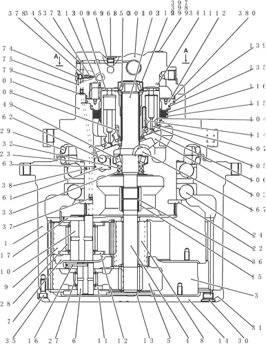 SK200-8 行走马达