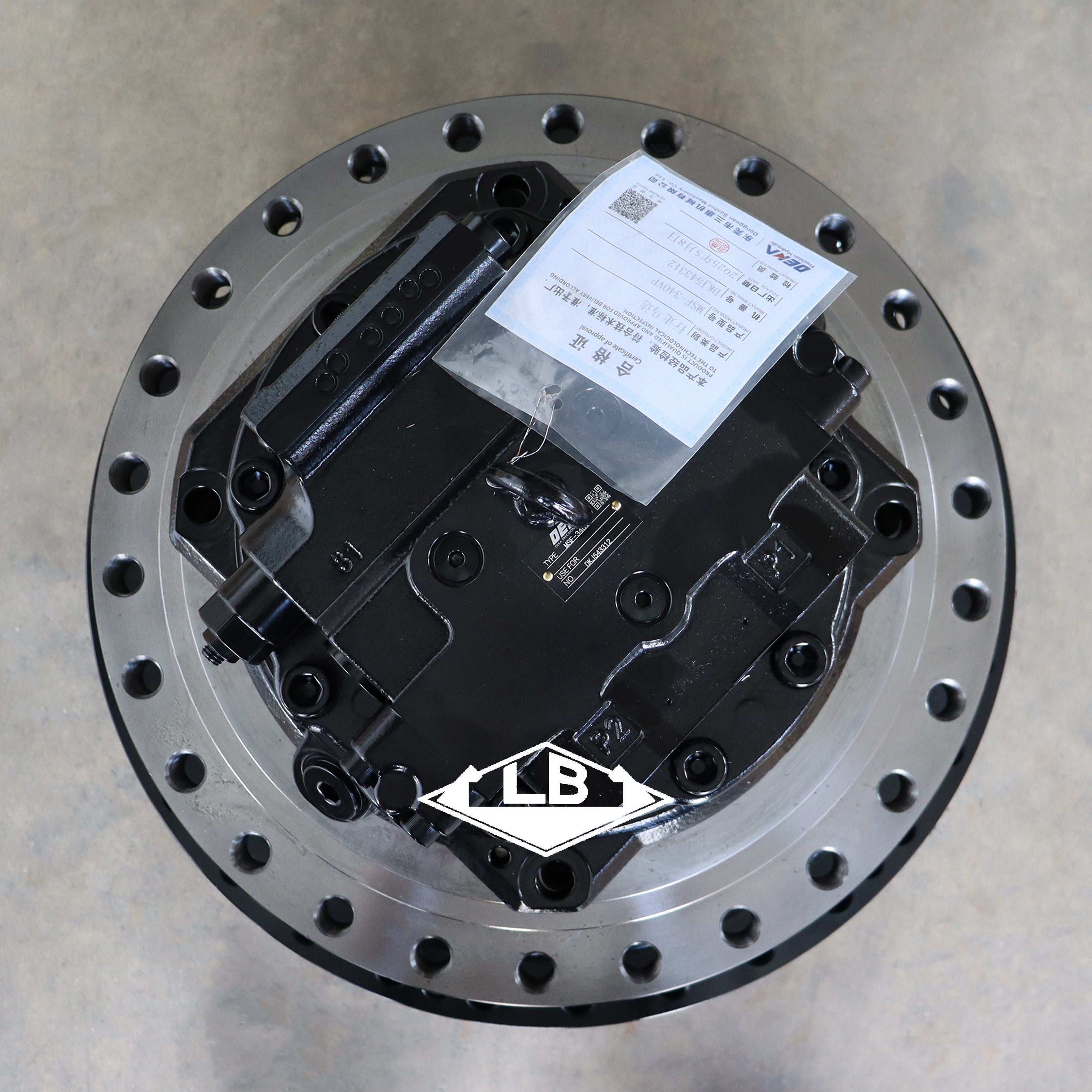 SY650 GJX221S Drive final 13010400034 6a Assy de motor de viaje para Sany Excavator