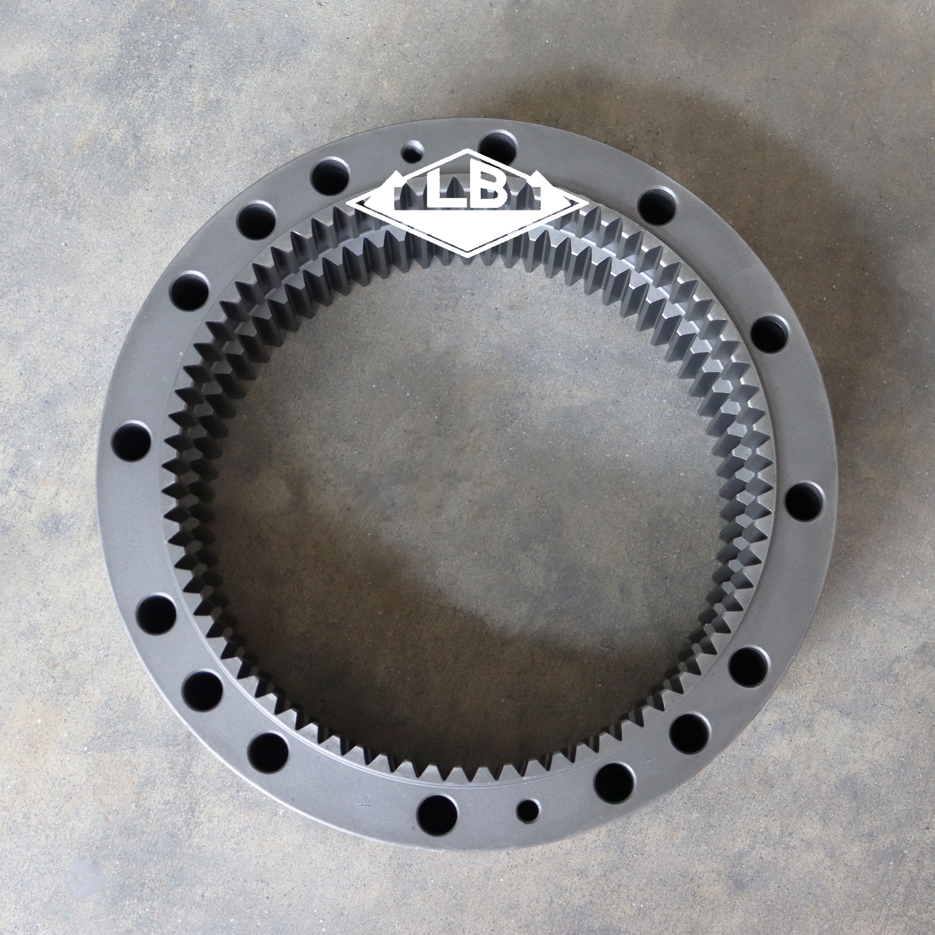 R200 R210-7 engranaje de anillo de swing XKAQ-00779 XKAQ-00073 Piezas de sapre de la caja de cambios de swing para excavador de Hyundai