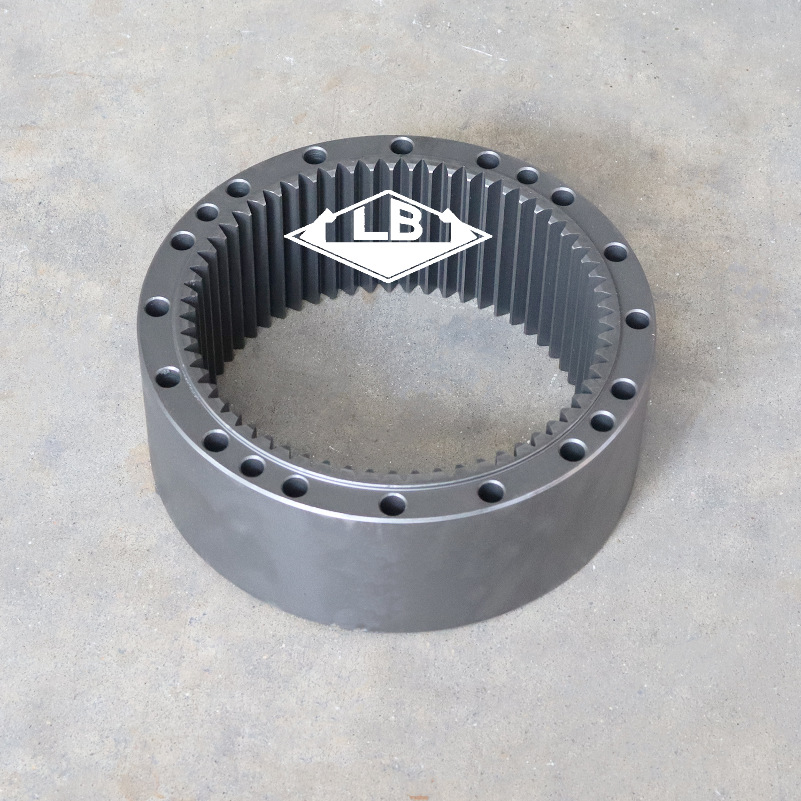CX210 CX220 Ring Swing Ring Gear KRC0151 LC00221 Piezas de la caja de cambios para excavador de casos