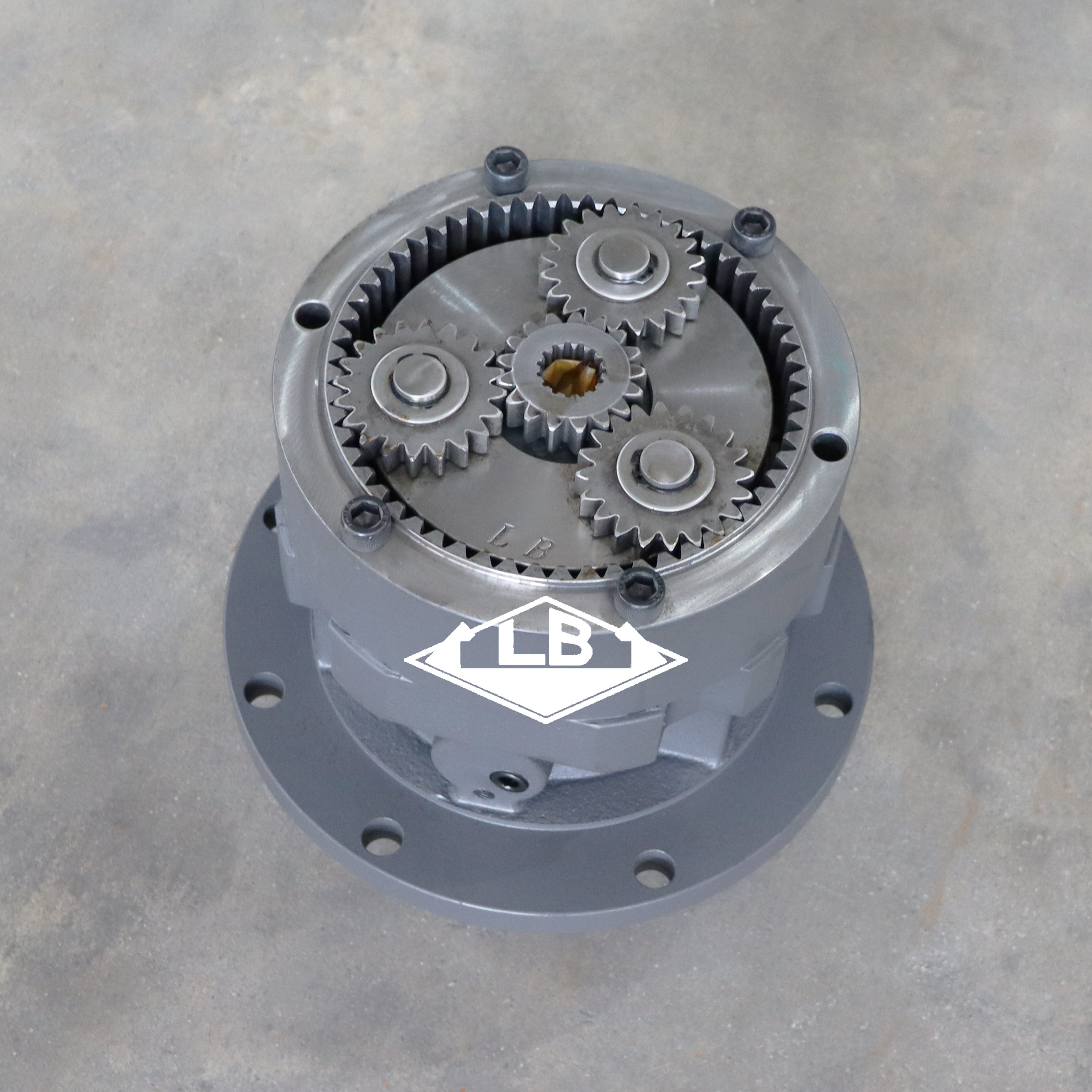 SK60-5 engranaje de reducción de swing YR32W00002F1 SK60-5 Swing Gearbox para excavadora Kobleco