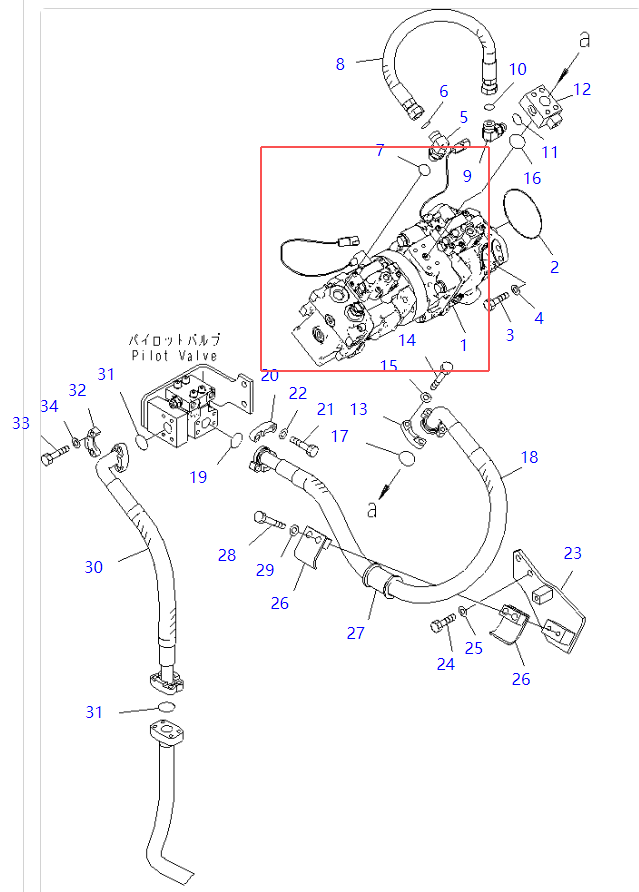 D375A-5 Placa 708-1W-00921
